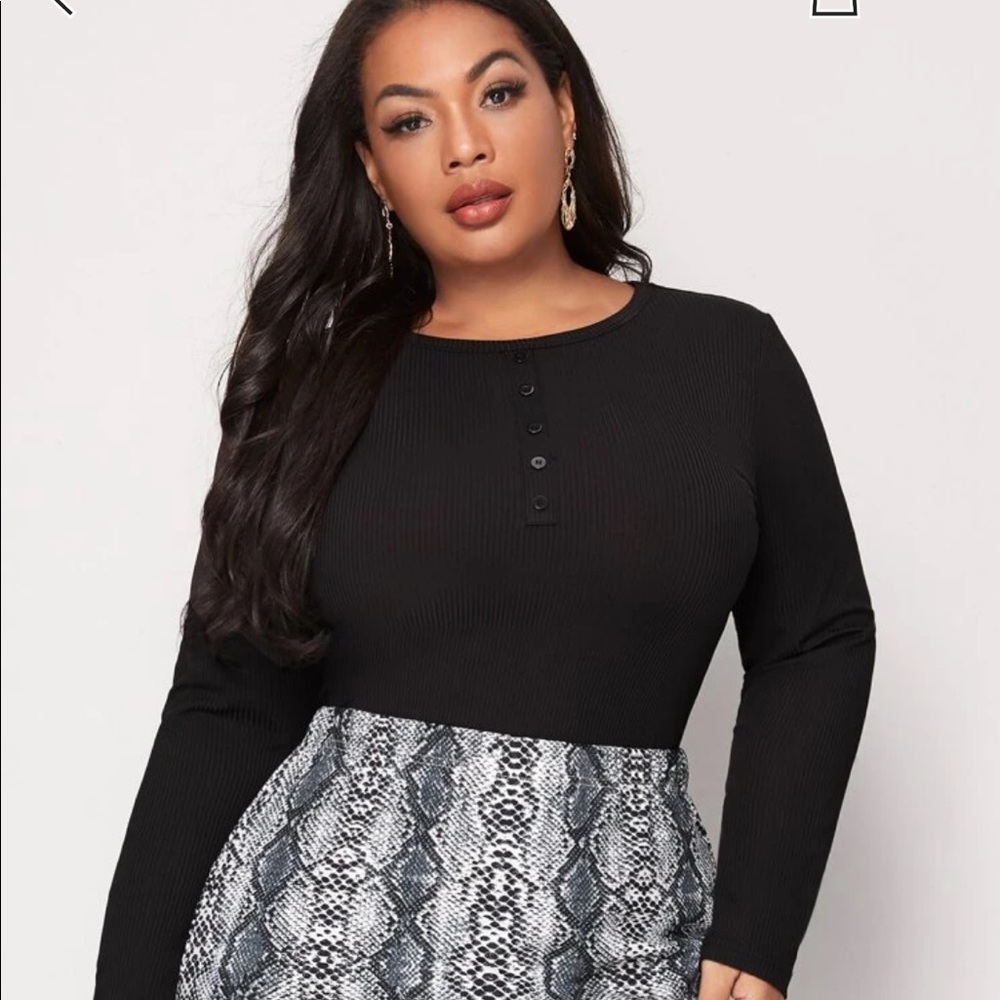 SHEIN ribbed top